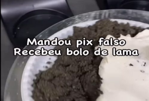 Itabuna: Comerciante envia bolo de lama para cliente após receber Pix falso; assista